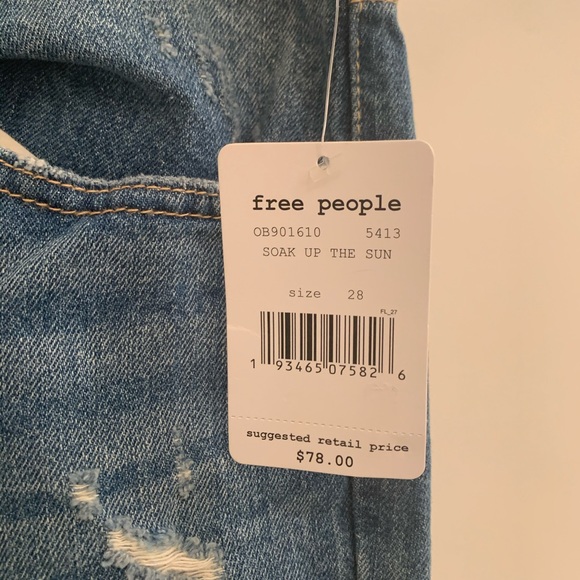 Free People Soak Up The Sun Ripped Jeans - Picture 5 of 7